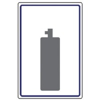 ユニット ユニット 高圧ガス施設標識 ○○・エコユニボード・450×300