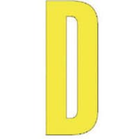 ユニット ユニット アルファベットD (黄)・合成ゴム・1文字120X60 835068Y 1枚