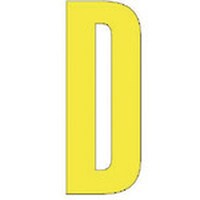 ユニット ユニット アルファベットD (黄)・合成ゴム・1文字300X150