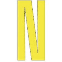 ユニット ユニット アルファベットN (黄)・合成ゴム・1文字300X150