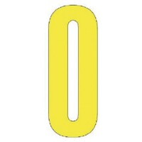 ユニット ユニット アルファベットO (黄)・合成ゴム・1文字300X150