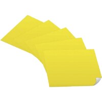 ユニット ユニット 黄無地ステッカー 5枚入 塩ビ 500×500