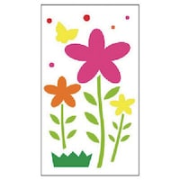 ユニット ユニット ジョイシール 花イメージ2 PVCステッカー 700×400