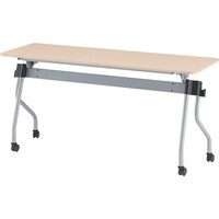 TOKIO 天板跳上式並行スタック会議テーブル(パネルなし) 1500×450mm ナチュラル NTAN1545NR 1台