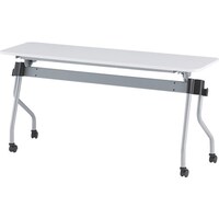 TOKIO 天板跳上式並行スタック会議テーブル(パネルなし) 1500×600mm ホワイト NTAN1560W 1台