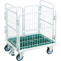 トラスコ中山 TRUSCO 折りたたみ式網台車 アミーゴカーゴ 800X1100 ストッパー付 AMG2S 1台