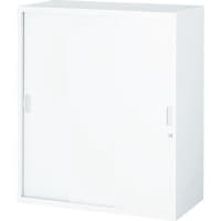 トラスコ中山 TRUSCO ユニット型壁面書庫 スチール引違い3枚戸 H1050 W色 USSW11 1台