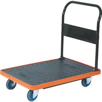 トラスコ中山 TRUSCO MKP樹脂製台車 固定式 716X436 ウレタン MKP158U 1台