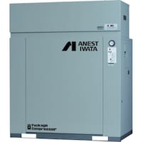 アネスト岩田 アネスト岩田 レシプロコンプレッサー(給油式) パッケージコンプレッサ D付 3.7KW 60Hz 吐出圧力0.7ー0.85MPa CLP37EF8.5DM6 1台