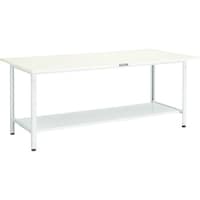 トラスコ中山 TRUSCO 軽荷重作業台(300kg)AE型 900X600XH740 下棚2枚付 ダークグレー色 AE0960LT2DG 1台