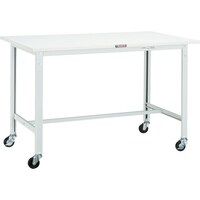 トラスコ中山 TRUSCO 軽荷重作業台(150kg)AE型 1800X900XH809 φ75キャスター付 グリーン色 AE1809C75 1台