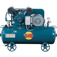 富士コンプレッサー 富士 レシプロコンプレッサー(給油式) 汎用形空冷コンプレッサー 3.7KW 60Hz FS37PMT60 1台