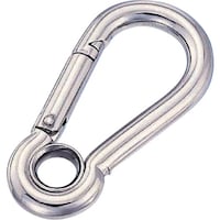 水本 水本 Sフック ステンレス スナップフックA型(リング付) 線径6mm 長さ61mm