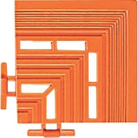 テラモト テラモト エコジョイントスノコ 角ふち オレンジ