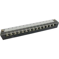 サトーパーツ サトーパーツ 中継用2列型端子台 ML1シリーズ 300V15A 極数14