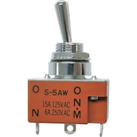 NKKスイッチズ NKKスイッチズ 防水形トグルスイッチ はんだ端子 単極ON‐(ON)