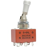 NKKスイッチズ NKKスイッチズ レバーロック形トグルスイッチ はんだ端子 2極ON‐ON