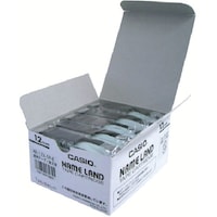 カシオ カシオ ネームランド用スタンダードテープ5本入り12mm 透明に黒字