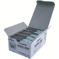 カシオ カシオ ネームランド用スタンダードテープ5本入り18mm 透明に黒字