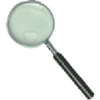 池田レンズ工業 池田レンズ 金枠製手持ちルーペ 倍率3倍(小レンズ4.5倍)