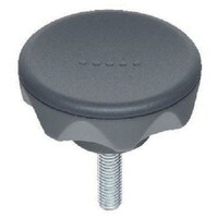 イマオ ELESA エルゴセブンロブノブ(オネジ) 外径56mm ねじ径M10×1.5 ELK56AX30 1個