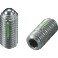 イマオ kipp 六角穴ボールプランジャー ねじ径M12×1.75 LBSU12A 1個