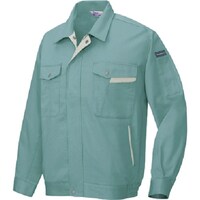 アイトス アイトス 長袖ブルゾン ターコイズ×アースグリーン M AZ771027M 1着