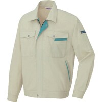 アイトス アイトス 長袖サマーブルゾン アースグリーン×ターコイズ L AZ960005L 1着