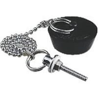 カクダイ KAKUDAI 洗面器ゴム栓くさりつき 40×34