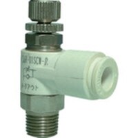 チヨダ チヨダ ファイブSUSスピードコントローラα白メーターアウト10mm・R1/4 FS10R02SCWO 1個