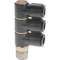 チヨダ チヨダ チューブ継手 フジ トリプルバンジョー(樹脂) 10mm R1/4