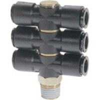 チヨダ チヨダ チューブ継手 フジ トリプルバンジョー(樹脂) 12mm R1/2