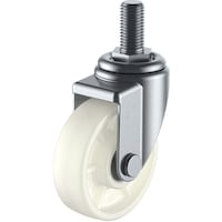 ユーエイキャスター ユーエイ ねじ込み式 自在 キャスター ナイロン 車輪径100mm Jタイプ SJT型 ネジ寸法M16×40ピッチ2