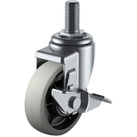 ユーエイキャスター ユーエイ ねじ込み式 自在 キャスター ウレタン