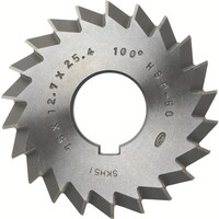 FKD FKD ダブルアングルカッター100°×125×10×25.4 WAC100X125X10X25.4 1枚