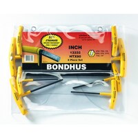 ボンダス BONDHUS 六角Tハンドル インチ セット8本組(3/321/4) HTX80 1組(8本)