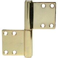 マルキハードウェア MK KJ旗丁番 102mm 金色