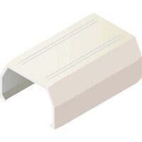 マサル工業 マサル ニュー・エフモール付属品 ジョイントカバー 3号 ミルキー