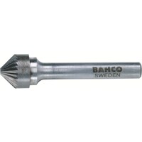 スナップオンツールズ BAHCO 60°円錐形超硬ロータリーバー シングルカット 刃径16×刃長12mm BAHK1612M08 1本