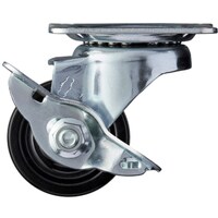 ハンマーキャスター ハンマー 旋回式フェノール車輪(ローラーベアリング)50mm ストッパー付