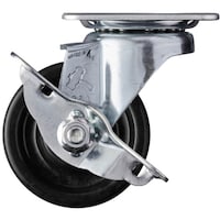 ハンマーキャスター ハンマー 旋回式フェノール車輪 65mm ストッパー付