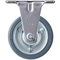 ハンマーキャスター ハンマー 固定式ゴム車輪(スチールホイール)65mm