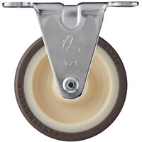 ハンマーキャスター ハンマー 固定式ウレタン車輪(ナイロンホイール・ローラーベアリング)85mm