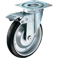 ハンマーキャスター ハンマー スイッチキャスター ゴム車輪(ローラーベアリング)200mm