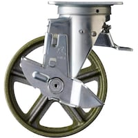 ハンマーキャスター ハンマー スイッチキャスター イモノ車輪 150mm ストッパー付