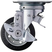 ハンマーキャスター ハンマー スイッチキャスター ゴム車輪(ローラーベ