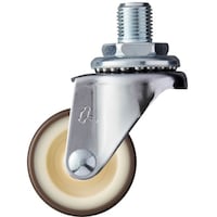 ハンマーキャスター ハンマー ねじ込み旋回式ウレタン車輪(ナイロンホイール)40mm UNF1/2