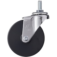 ハンマーキャスター ハンマー ねじ込み旋回式MCナイロン車輪 75mm W3/8