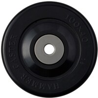ハンマーキャスター ハンマー 440G型ゴム車輪 100mm
