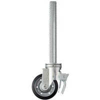 ハンマーキャスター ハンマー 足場用旋回式ゴム車輪 125mm トータルロック